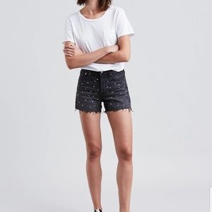 Levi's Wedgie Studded Shorts